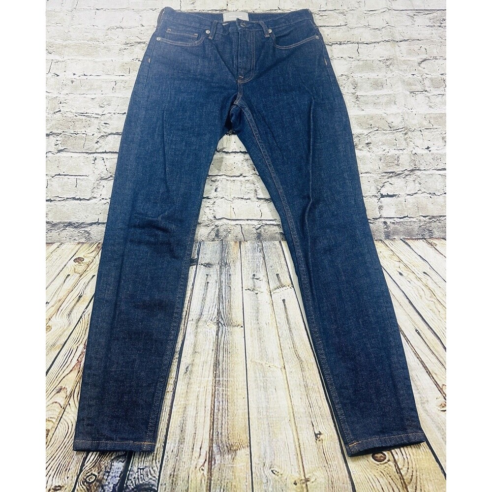 Everlane Jeans Women’s Sz.27 Blue High Rise Straight Denim Pants
